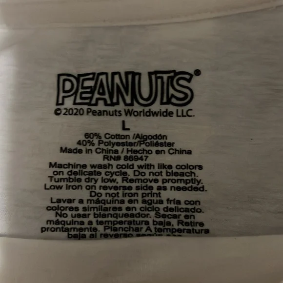 Peanuts Snoopy T-shirt - Picture 3 of 3
